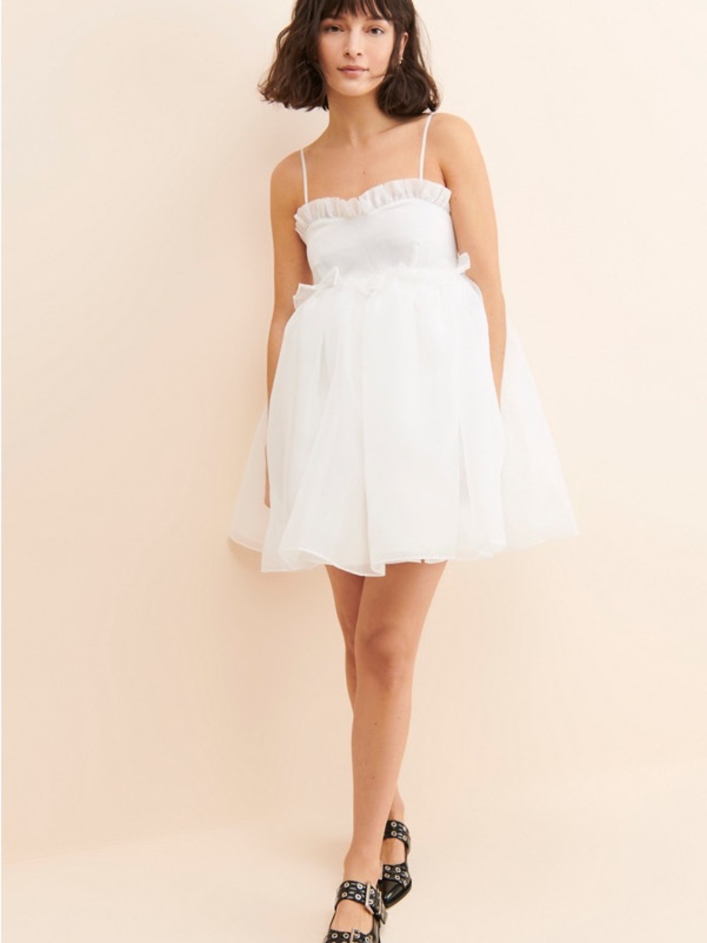 Selkie the Rosebud white mini dress PLEASE READ FULL DESCRIPTION